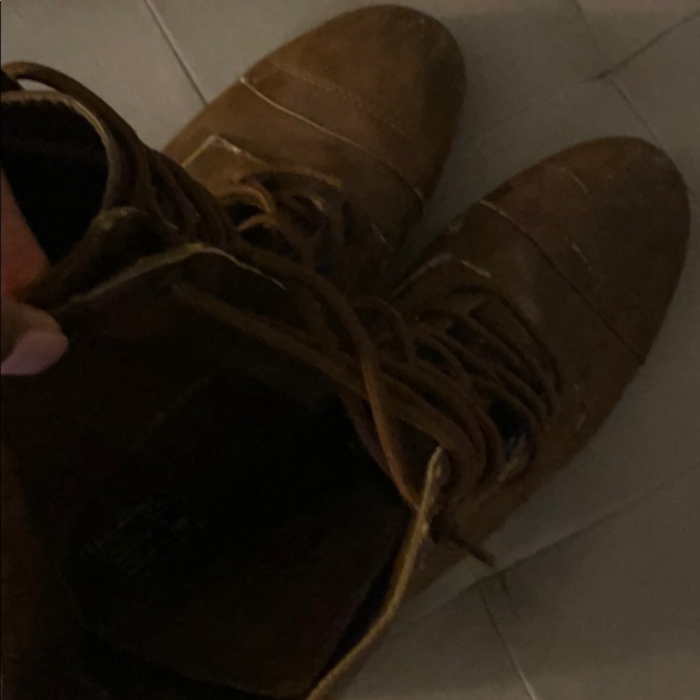 Brown Combat Boots